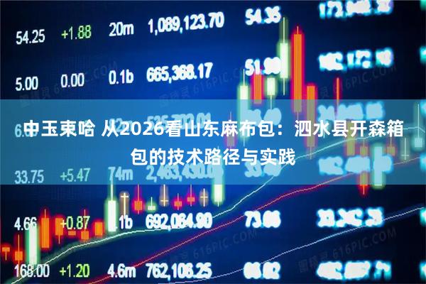 中玉束哈 从2026看山东麻布包：泗水县开森箱包的技术路径与实践