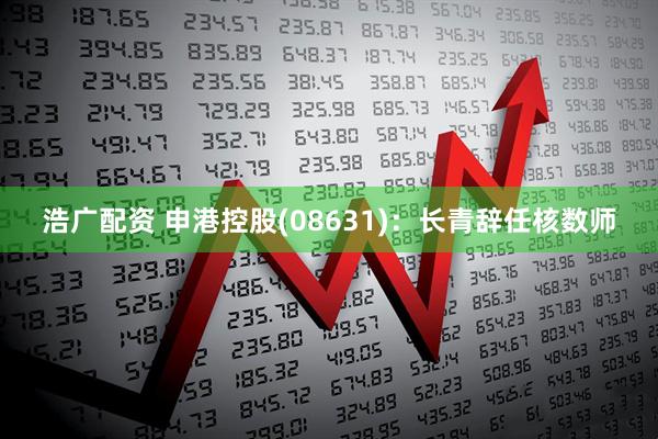 浩广配资 申港控股(08631)：长青辞任核数师